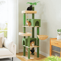 Arbre à Chat XXL 190 cm – Multiniveaux Stable avec Hamac & Niches – Multi-Chats