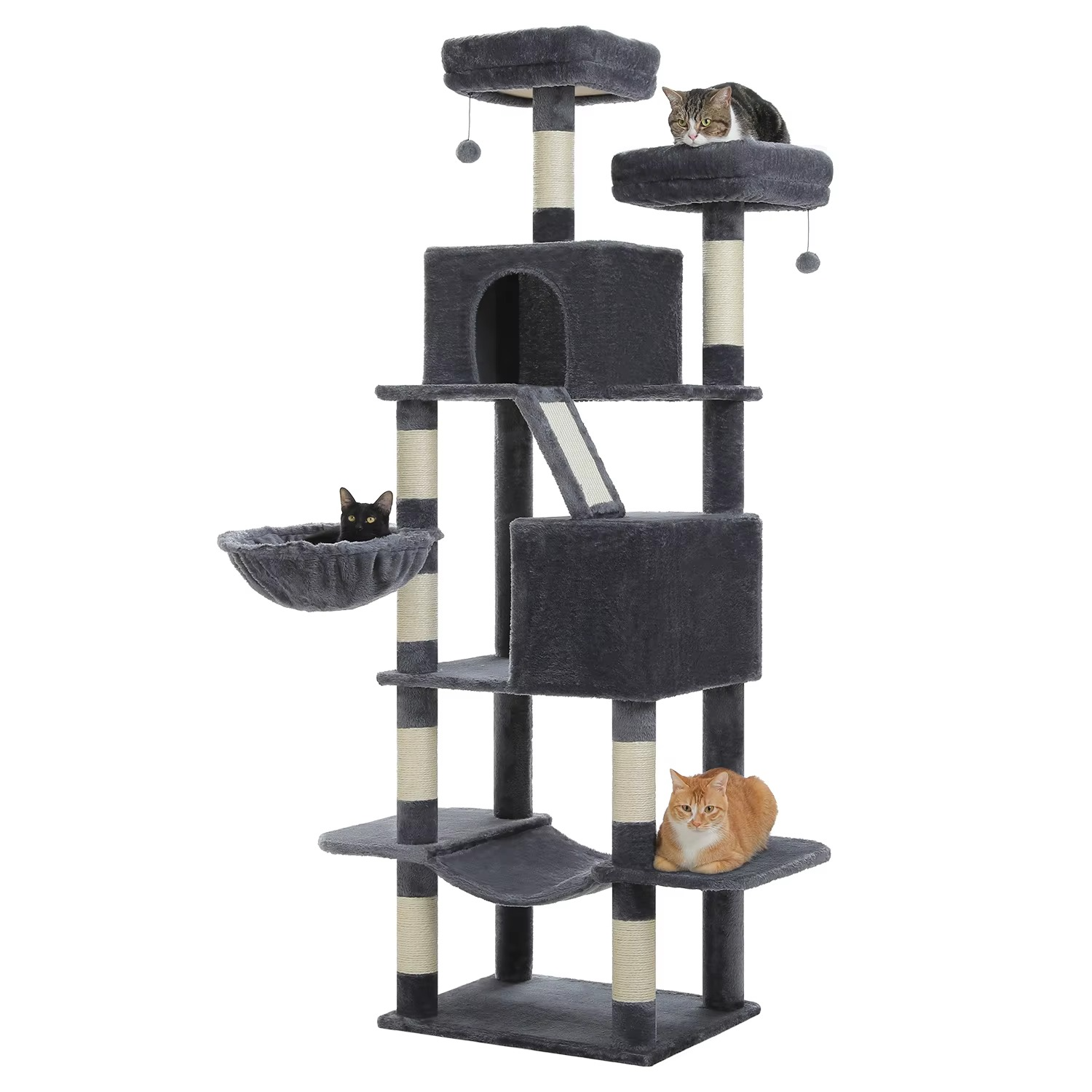 Arbre à Chat Stable Multiniveaux – Espace Jeu & Repos pour Chats d’Intérieur