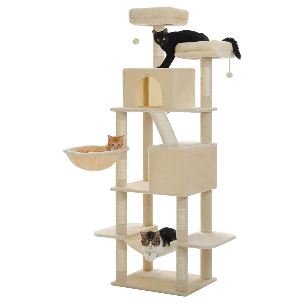 Arbre à Chat Stable Multiniveaux – Espace Jeu & Repos pour Chats d’Intérieur