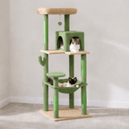 Arbre à Chat XXL Cactus 6 Niveaux avec Niche & Hamac – Spécial Grands Chats