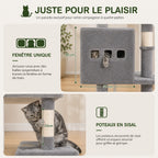 Arbre à Chat 193 cm XXL Stable – 7 Niveaux, Niches Spacieuses & Paniers 360°