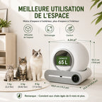 Litière Chat Autonettoyante - 65L
